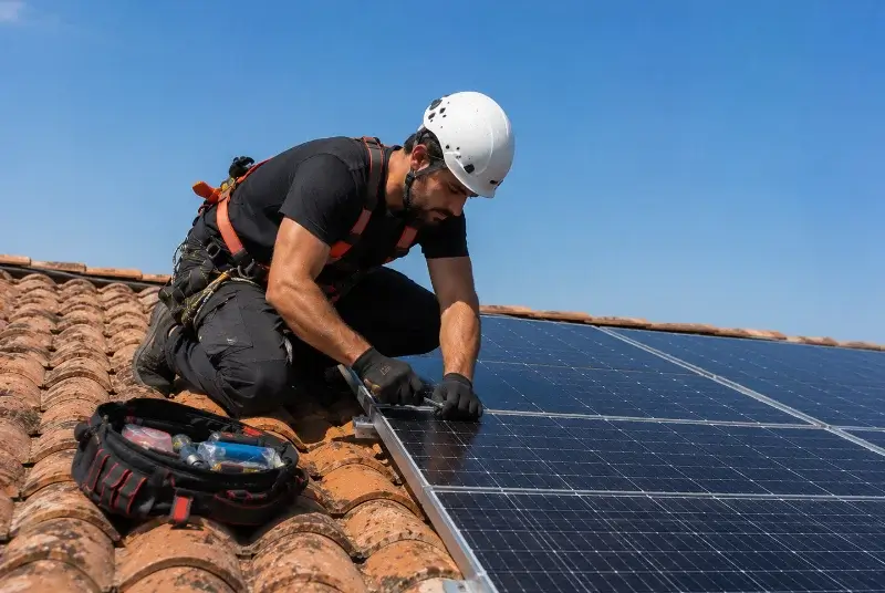 Maintenance et monitoring de panneaux solaires à Cassagnabère-Tournas